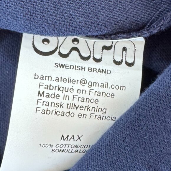 ATELIER BARN - OWL TS - 100% COTTON - BLUE/YELLOW - UNISEX - Picture 4 of 4